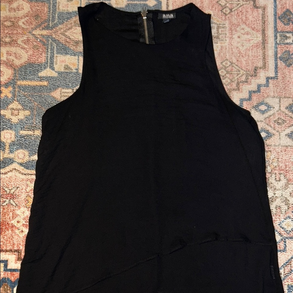 a.n.a Black Sleeveless Blouse